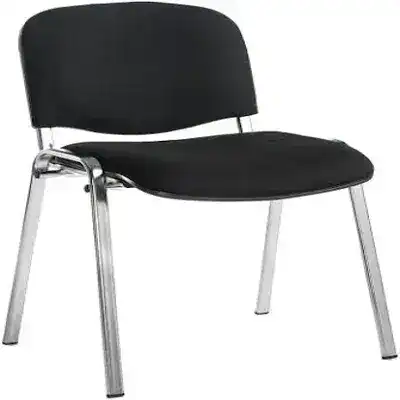 Conference Chair - Black & Chrome