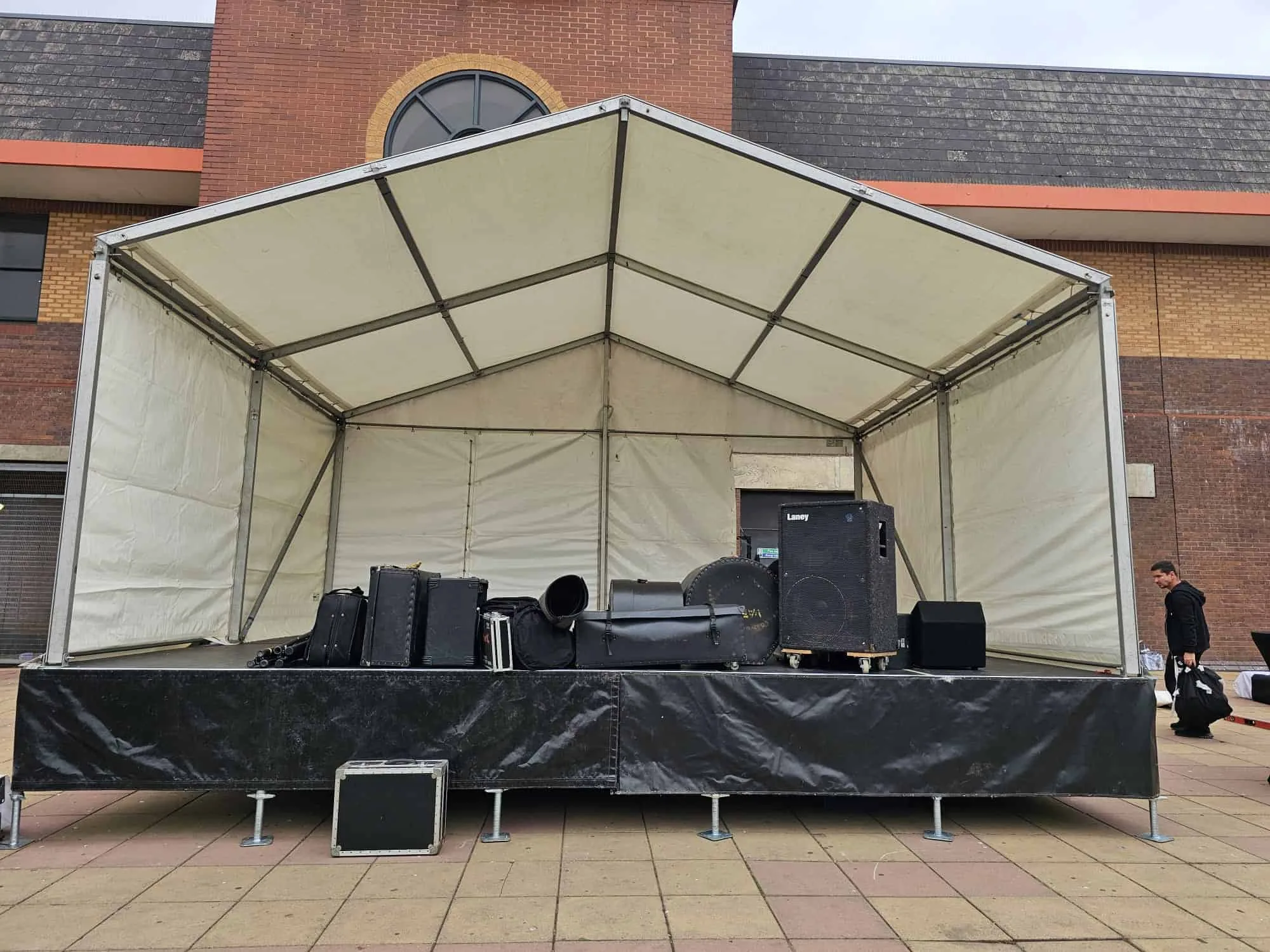 6m x 2.4m Marquee Covered Stage (20ft x 8ft)