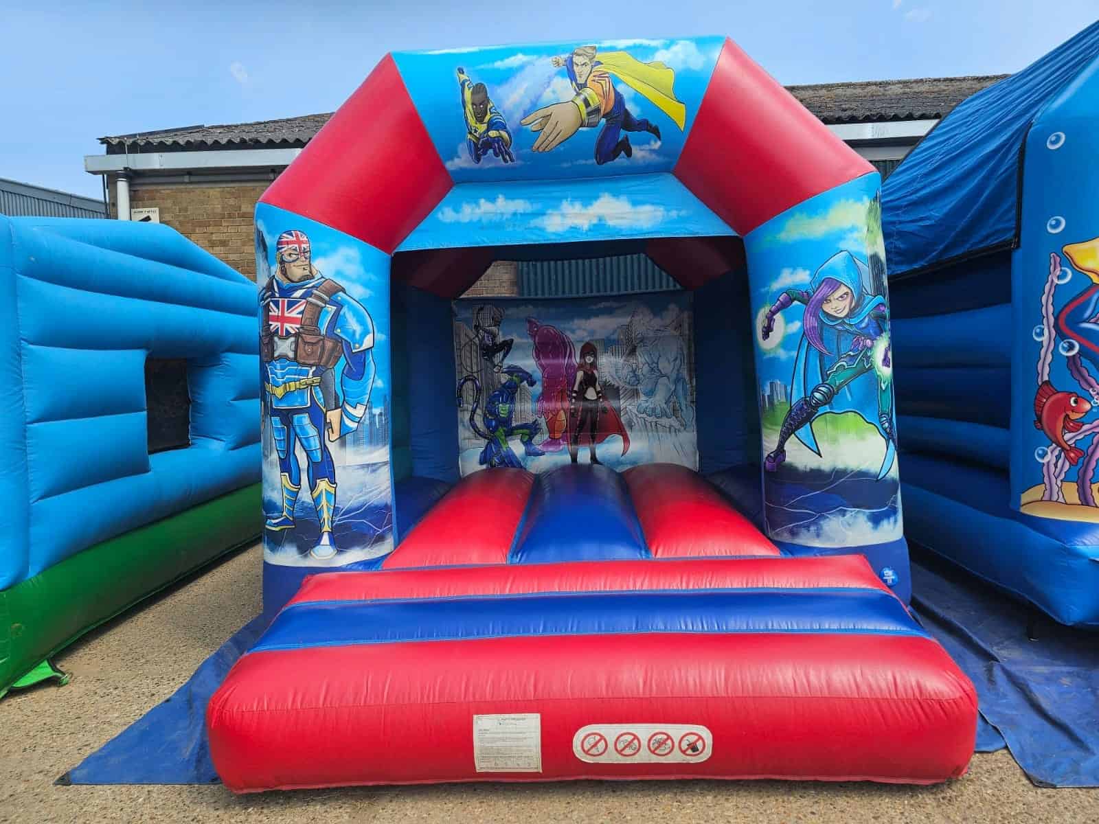 Super Heroes Bouncy Castle